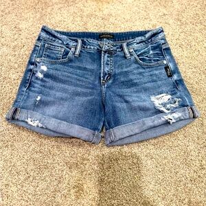 Women's Blue Denim Shorts Silver’s